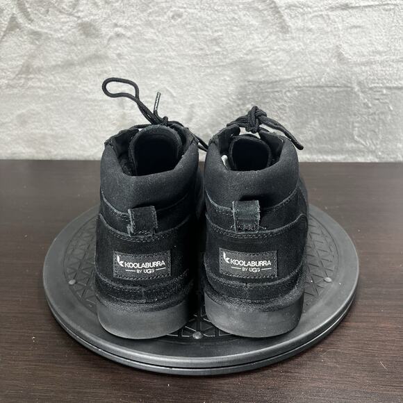 Koolaburra by UGG Advay Womens Size 9 Black Suede Chukka Lace Up Ankle Boots - Picture 4 of 10